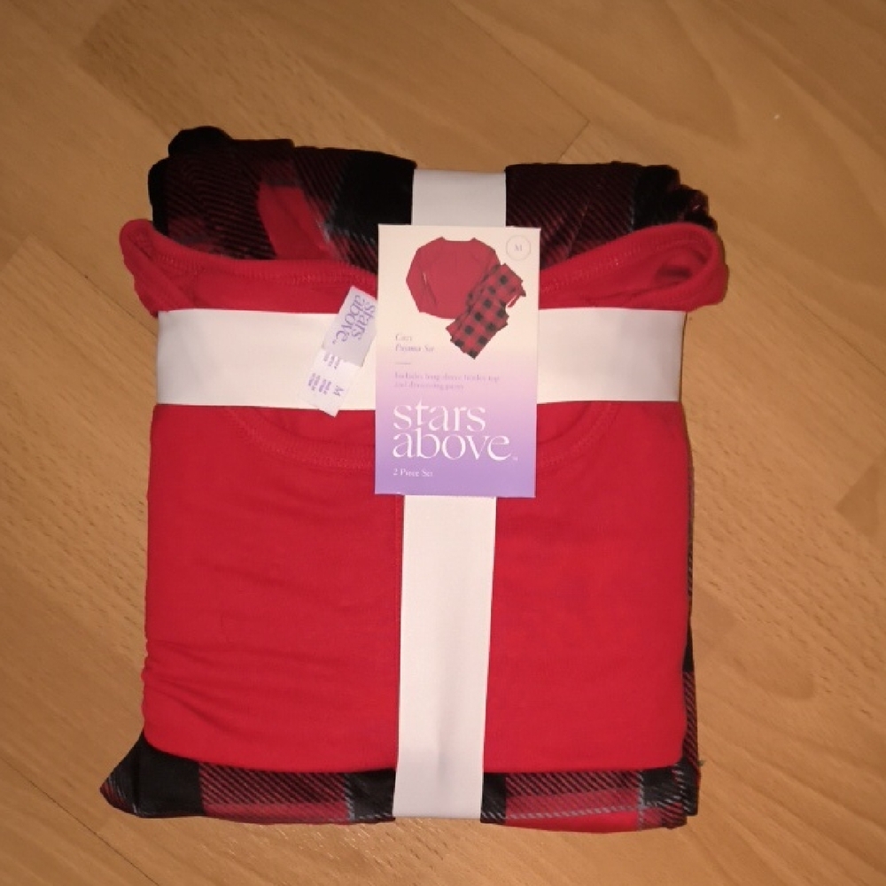 NWT Stars Above | Red and Black Checkered Pajama Set
